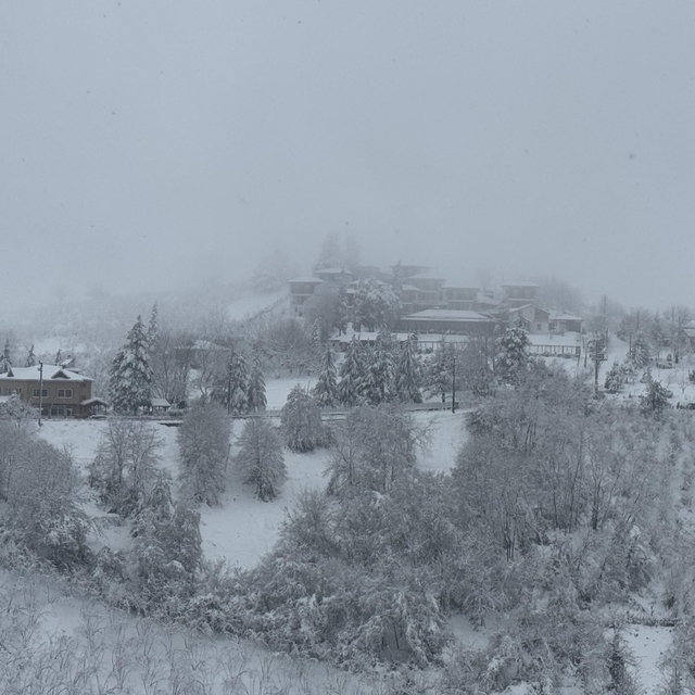Ordu'nun bazı ilçelerinde eğitime kar engeli