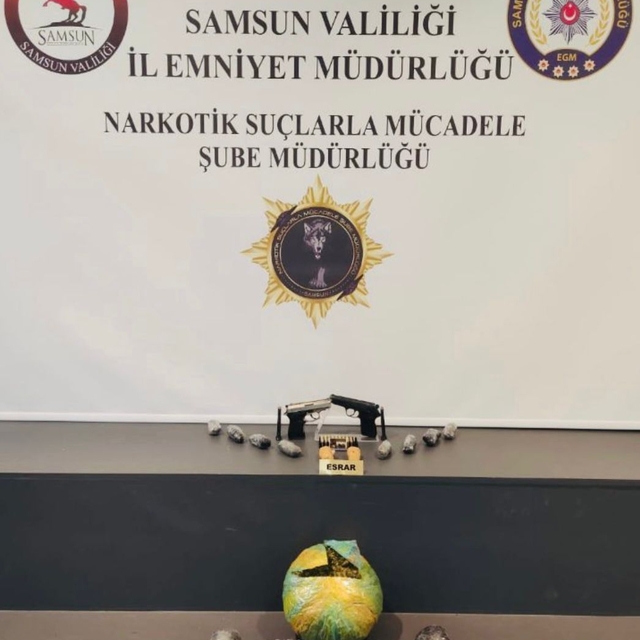 Samsun'da tavuk kümesinde uyuşturucu ele geçirildi