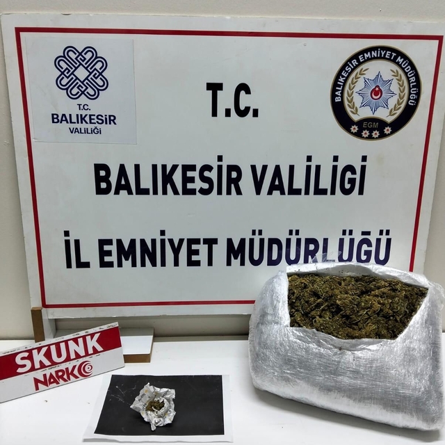 Balıkesir'de uyuşturucu operasyonunda 1 şüpheli yakalandı