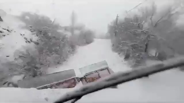 Elazığ'da 17 köy yolu kardan kapandı