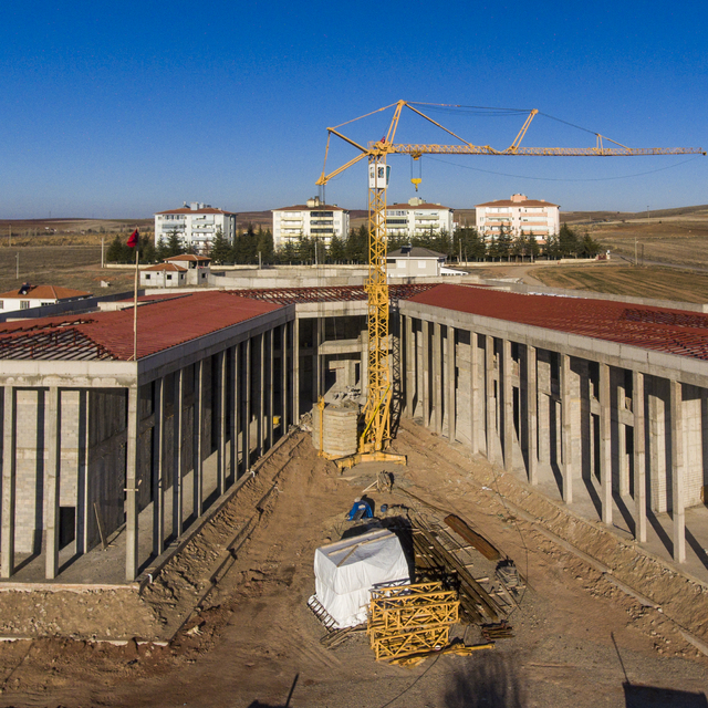 Bahçeli'nin Hacıbektaş'ta hibe ettiği arsaya yapılan külliyenin yüzde 60'ı...