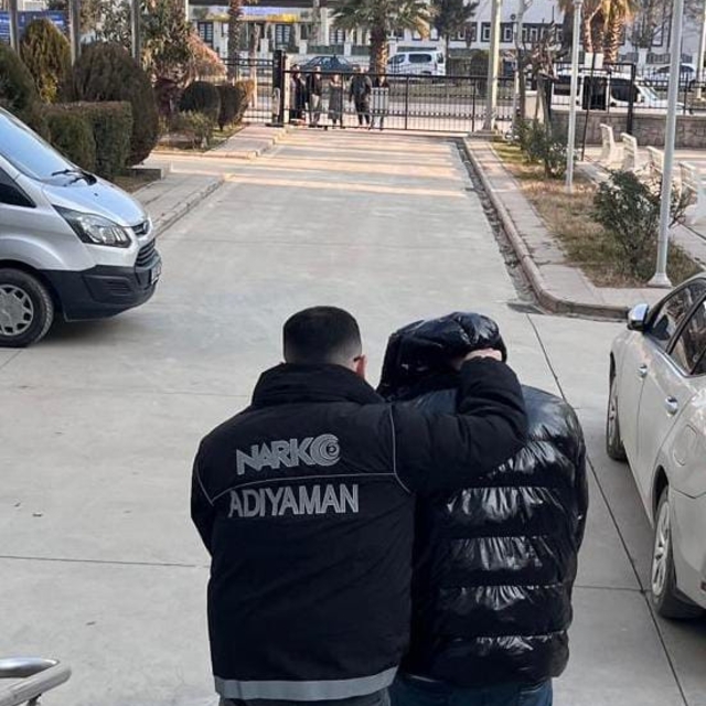 Adıyaman'da uyuşturucu operasyonunda yakalanan zanlı tutuklandı