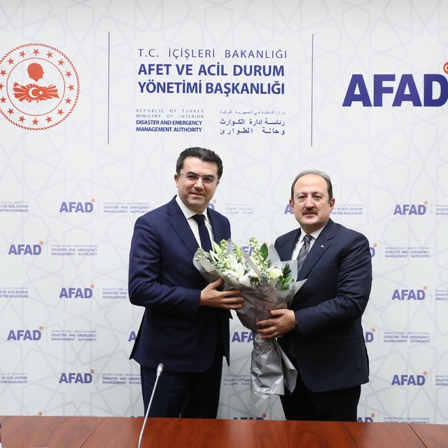 AFAD Başkanlığına atanan Ali Hamza Pehlivan göreve başladı