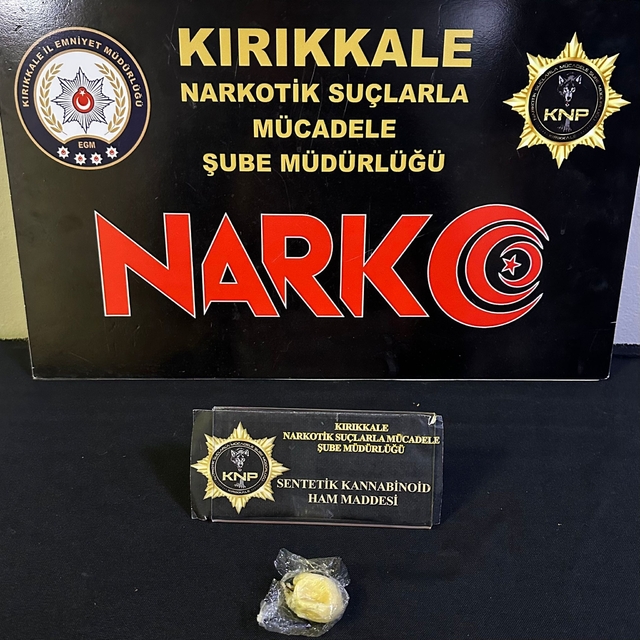 Kırıkkale'de uyuşturucu operasyonunda 2 şüpheli tutuklandı