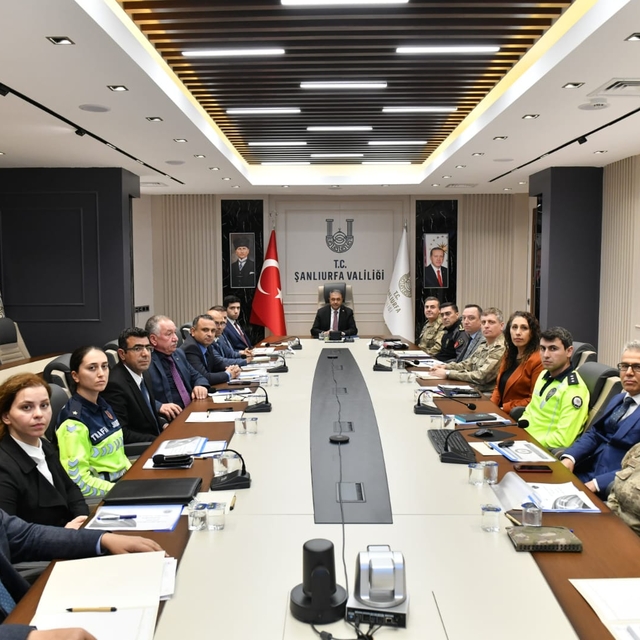 Şanlıurfa'da "Okul Güvenliği Toplantısı" yapıldı