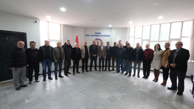 Karaman Valisi Çiçekli'den ziyaretler