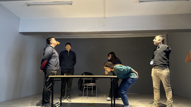 Ressam ve milli yüzücü Yusuf Akgün Çankırı'da öğrencilerle buluştu