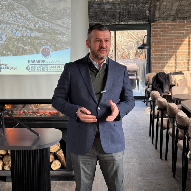 Karabük Belediye Başkanı Çetinkaya basın mensuplarıyla buluştu