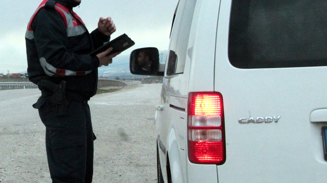Güdül'de jandarma denetim yaptı