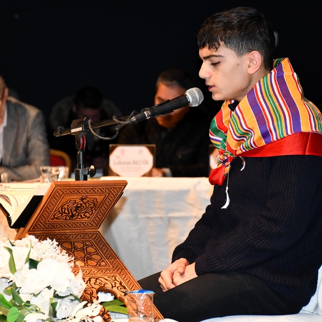 Bilecik'te öğrenciler, Kur'an-ı Kerim'i güzel okumak için yarıştı