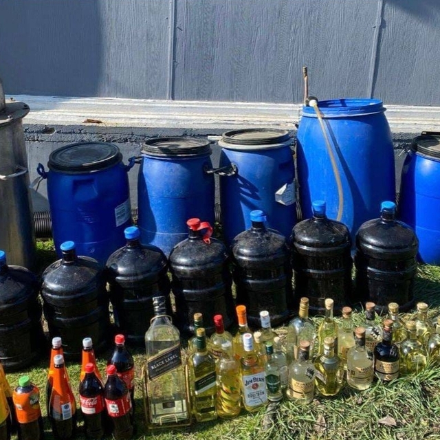 Tekirdağ'da 700 litre sahte içki ele geçirildi