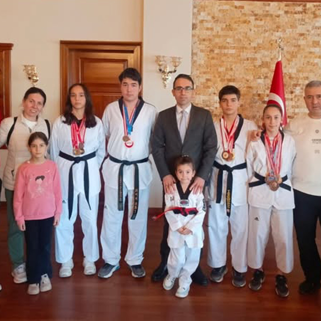 Beypazarı Kaymakamı Yılmaz'a sporculardan ziyaret