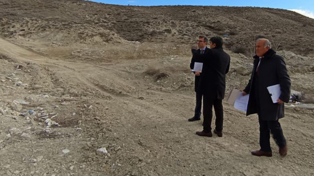 Beypazarı'nda kurulacak organize sanayi bölgesinde incelemelerde bulunuldu