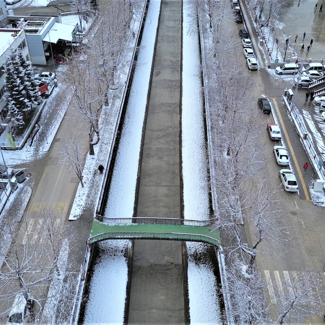 Kastamonu'da kar yağışı etkisini sürdürüyor