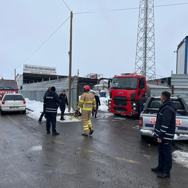 Nevşehir'de iş yerinde çıkan yangın söndürüldü