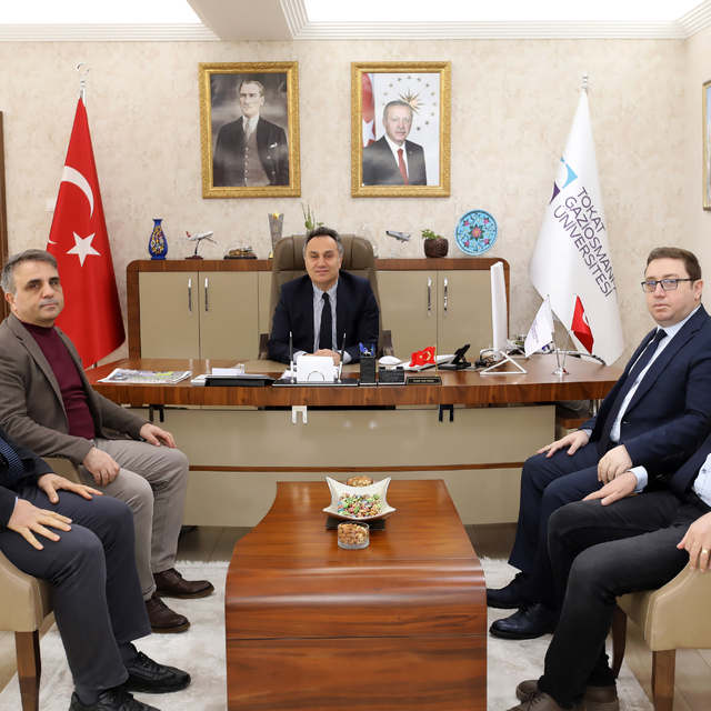 Erbaa Kaymakamı Demirayak'tan Rektör Yılmaz'a ziyaret