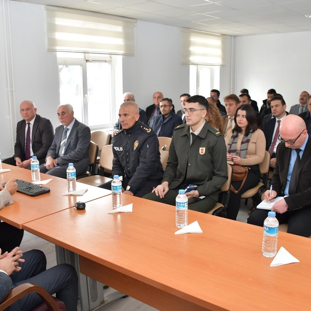 Sorgun'da güvenlik önlemleri toplantısı yapıldı