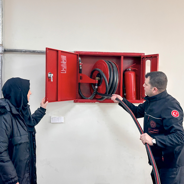 Erciş'te yangın denetimleri başladı