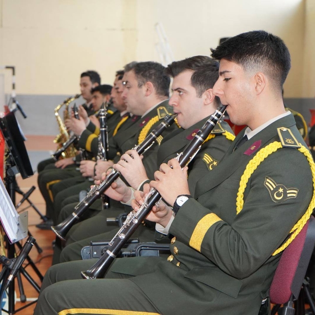 Kırklareli'nde askeri bando konser verdi