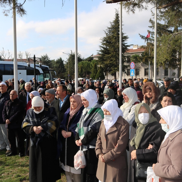 Kırklareli'nde umre kafilesi kutsal topraklara uğurlandı