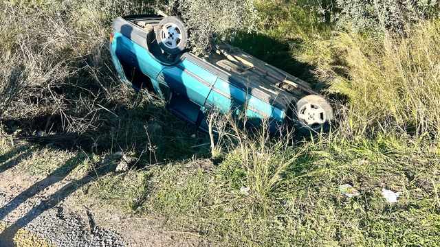 Aydın'da devrilen otomobildeki 5 kişi yaralandı