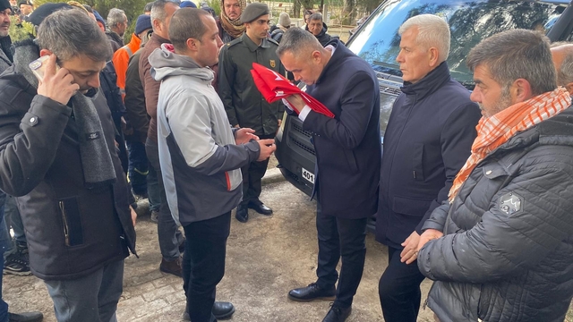 İzmir'de Kıbrıs gazisi son yolculuğuna uğurlandı