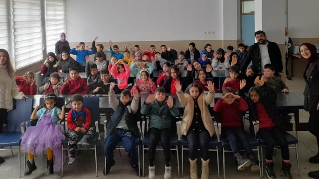 ASKİ'den köy okullarındaki öğrencilere su tasarrufu konusunda farkındalık eğitimi