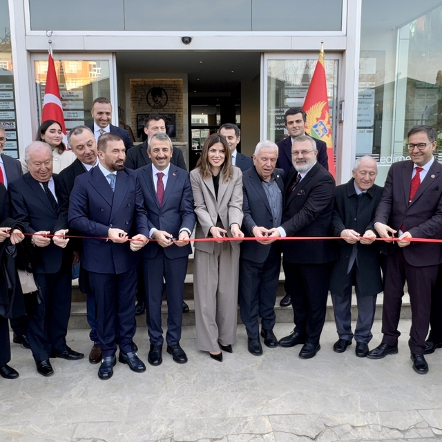 Karadağ Edirne Fahri Konsolosluğu açıldı