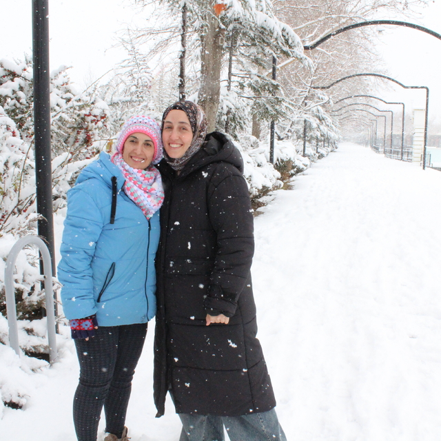 En az yağış alan illerden Aksaray'da kar yağışı sevindirdi