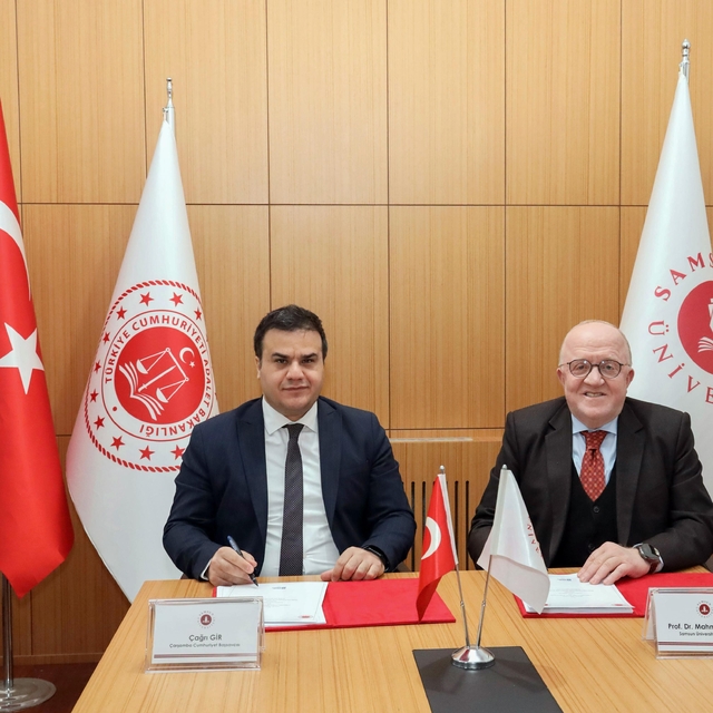 Samsun Üniversitesi ile Çarşamba Cumhuriyet Başsavcılığı arasında protokol...