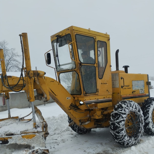 Tokat'ın ilçelerinde kar yağışı etkili oluyor