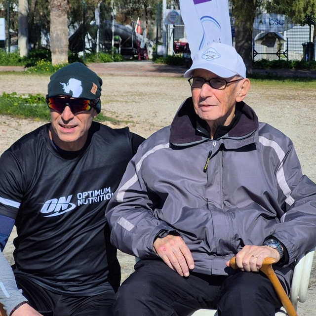 Güney Kutbu'nu geçen Ali Rıza Bilal Bodrum'da kürekçilerle bir araya geldi