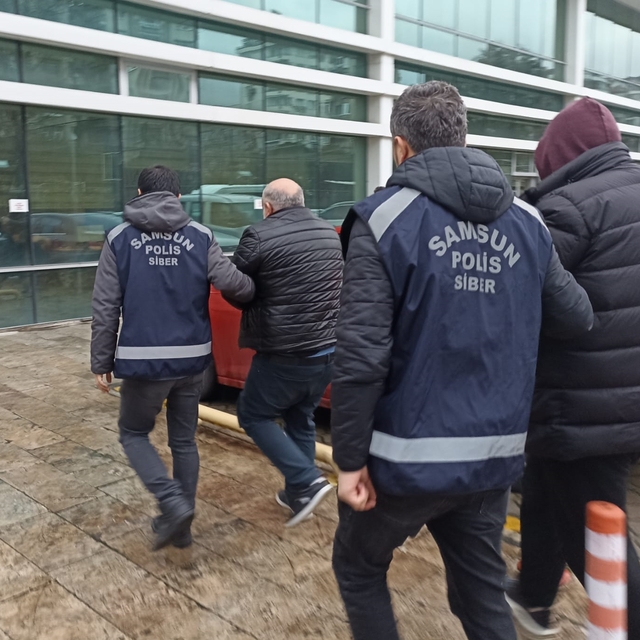 Samsun'da yasa dışı bahis operasyonunda yakalanan 2 zanlı tutuklandı