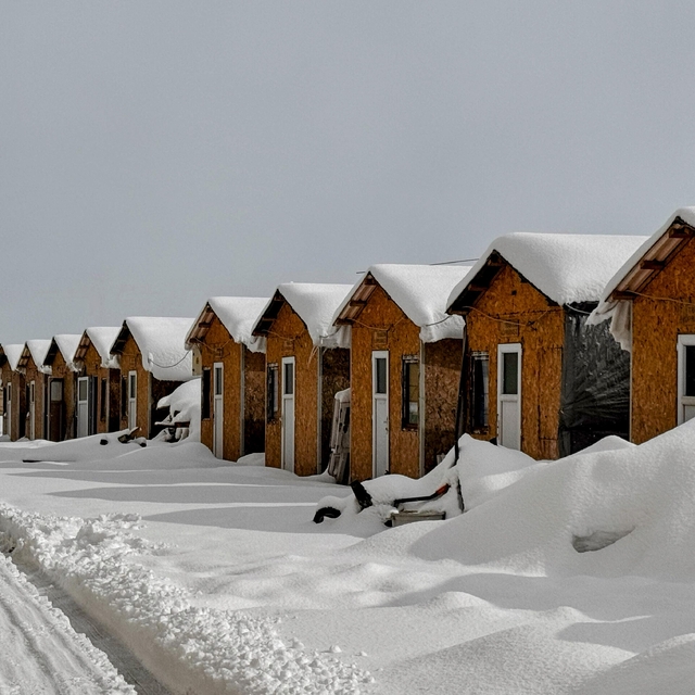 Doğanşehir'de kar yağışı etkili oldu