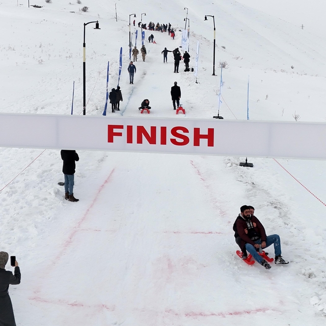 Erzurum'da renkli kış festivali