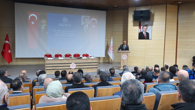 Bingöl'de eğitim öğretim yılı 2. dönem tedbirleri toplantısı yapıldı