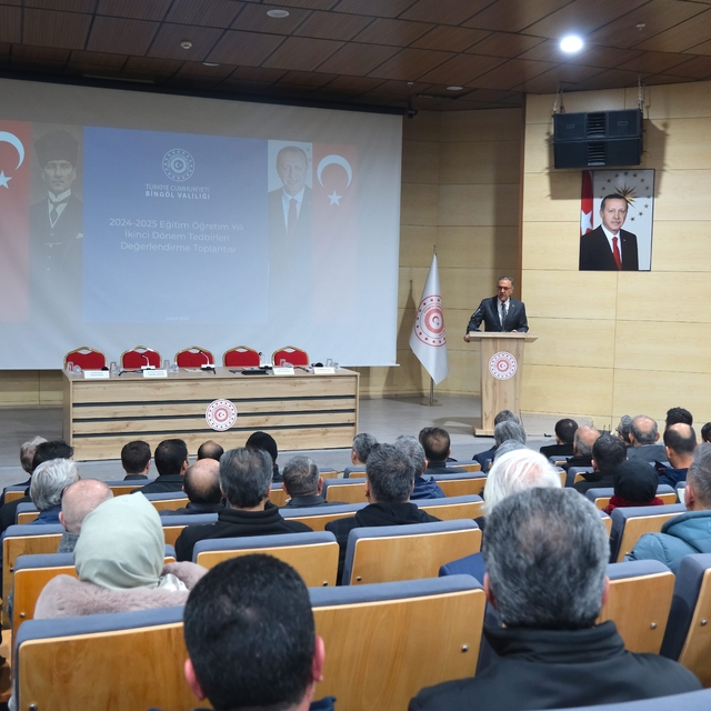 Bingöl'de eğitim öğretim yılı 2. dönem tedbirleri toplantısı yapıldı