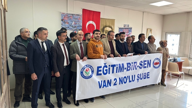 Van'da Eğitim-Bir-Sen'den üniversite personeline yer değişikliği hakkı talebi