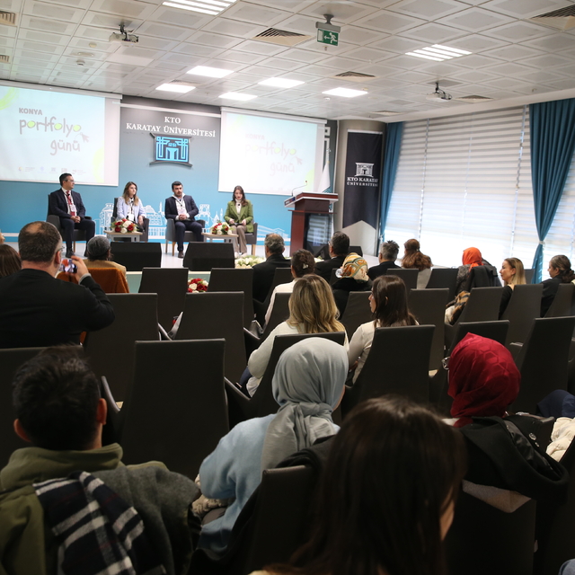 Konya Ticaret Odası Karatay Üniversitesi'nde, "Konya Portfolyo Günleri" düz...