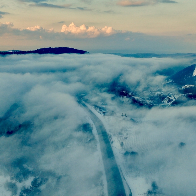 Batı Karadeniz bağlantı yolunda sis etkili oluyor