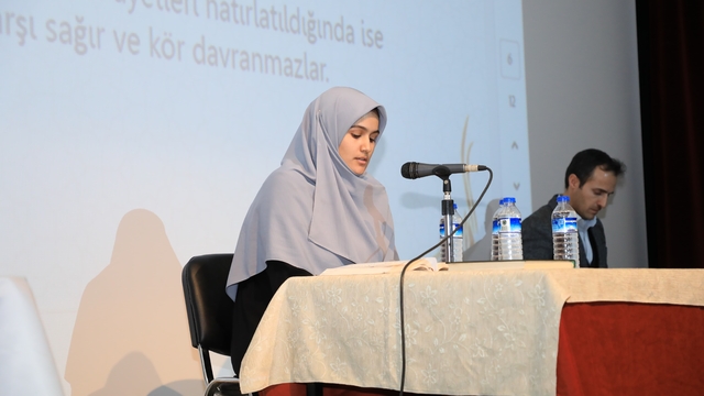 Bitlis'te Kur'an-ı Kerim'i Güzel Okuma Yarışması bölge finali yapıldı