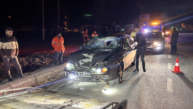 Çorum'da otomobilin çarptığı yaya hayatını kaybetti