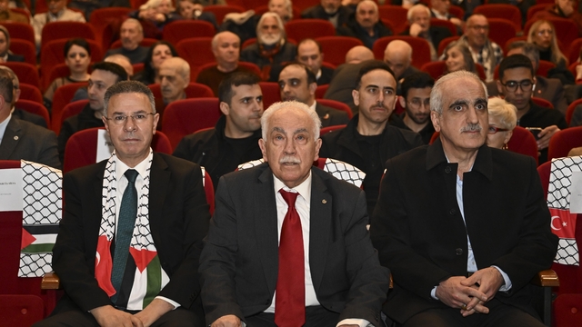 Vatan Partisi "Direnen Filistin'e Selam" gecesi düzenledi