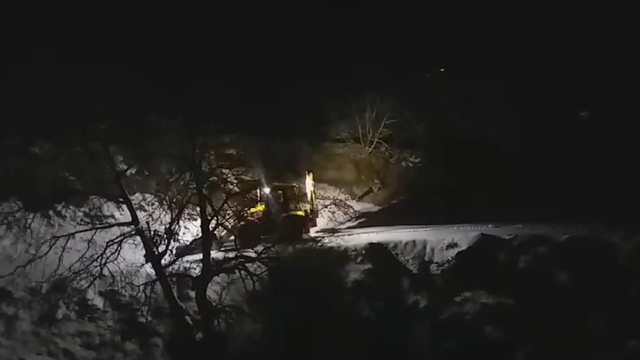 Siirt'te 92 köy yolu kardan kapandı (2)