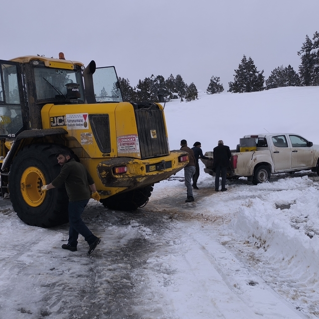 Kahramanmaraş'ta kar nedeniyle 20 mahalleye ulaşım sağlanamıyor