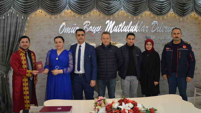 Havza'da 14 Şubat Sevgililer Günü'nde 12 nikah kıyıldı