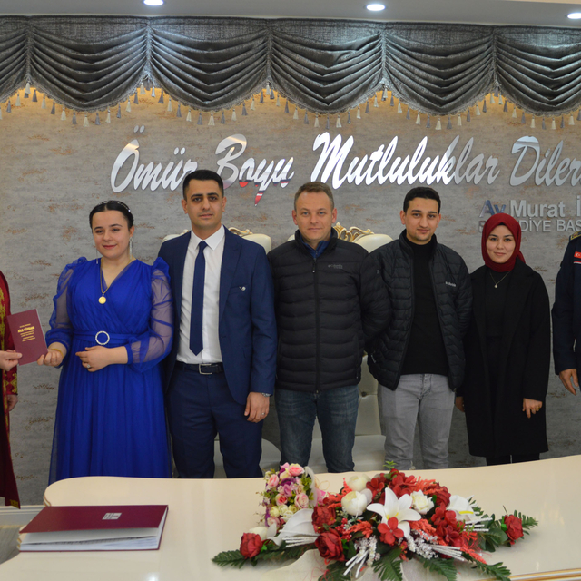 Havza'da 14 Şubat Sevgililer Günü'nde 12 nikah kıyıldı