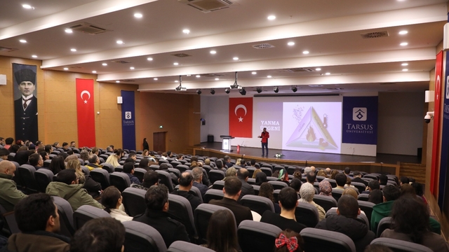 Tarsus Üniversitesi personeline yangına müdahale eğitimi verildi