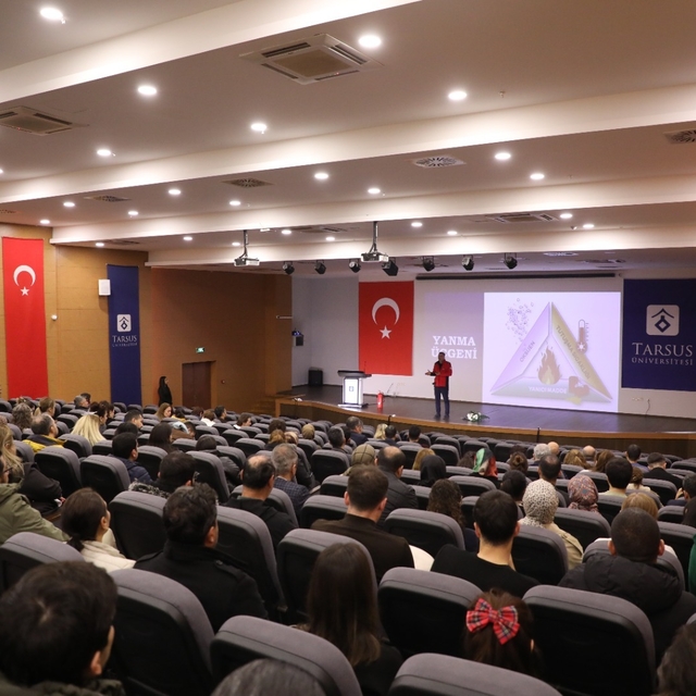 Tarsus Üniversitesi personeline yangına müdahale eğitimi verildi