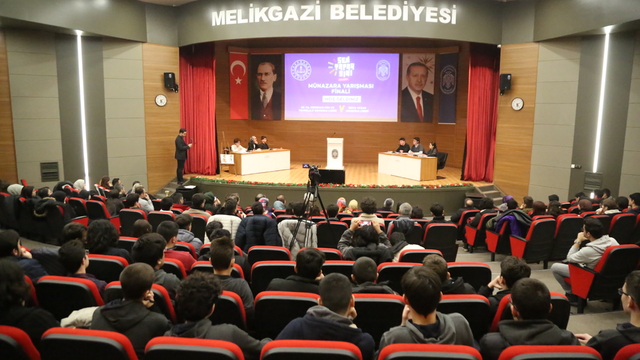 "Sen yaparsın Melikgazi" münazara yarışması sonuçlandı
